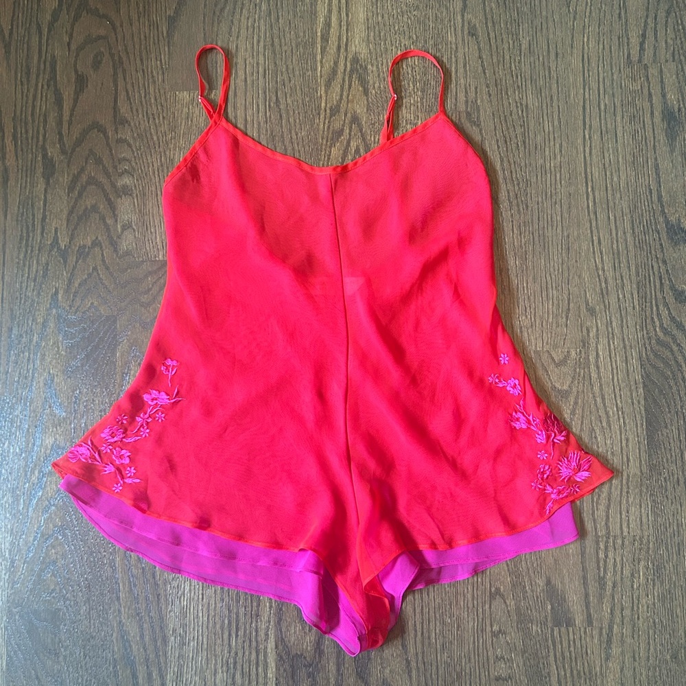 RARE 1995 Vintage Victoria's Secret Collection Lingerie Romper